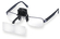 Лупа-клип бинокулярная с креплением на очки laboCLIP, 74.5х28 мм, 2.0х
