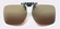 Клип со светофильтрами Eschenbach Polarised clip-on sunglasses, коричневый
